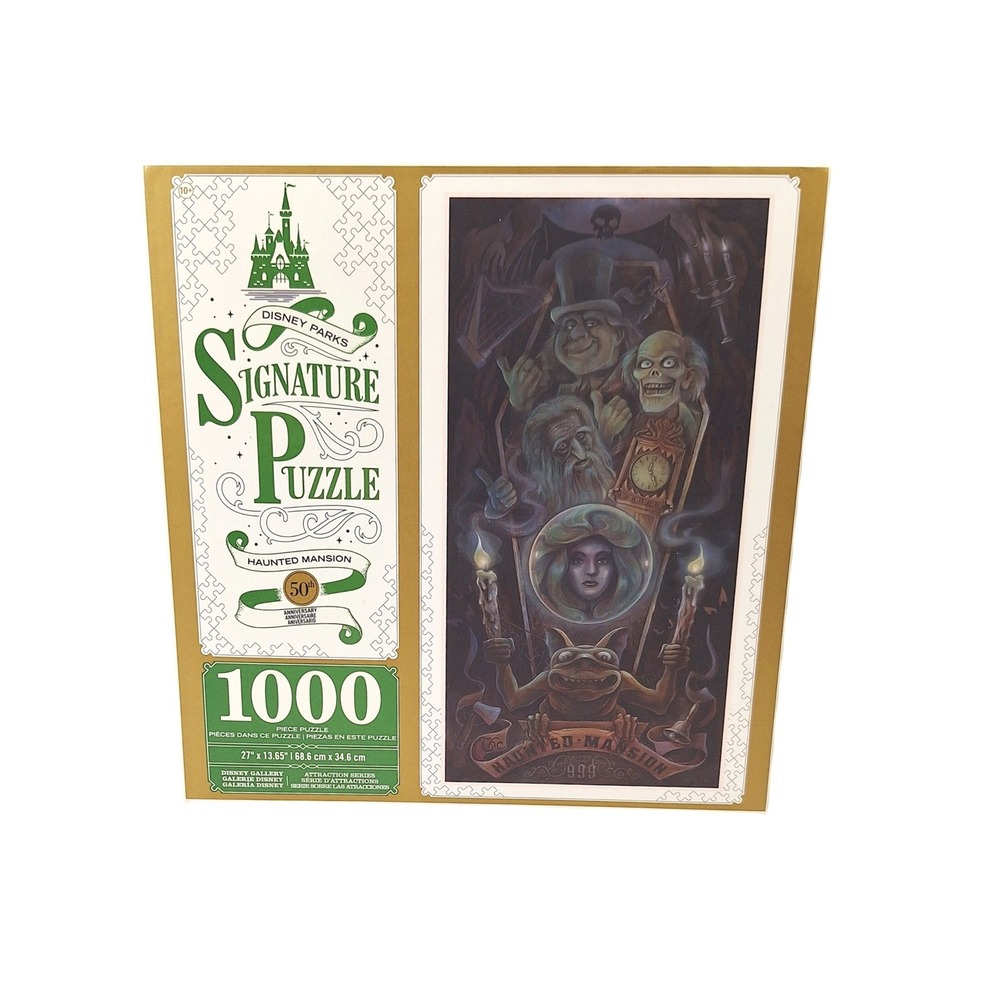 Disney Parks Signature Puzzle Haunted Mansion 50th Anniversary 1000  NEW SEALED